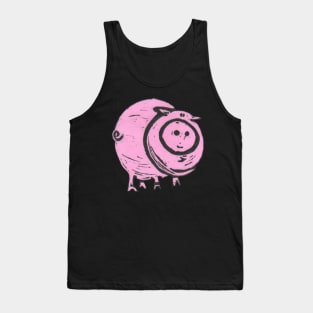 Pig, A Big, Fat, Pink Pig, what's not to love about piggies?! Tank Top